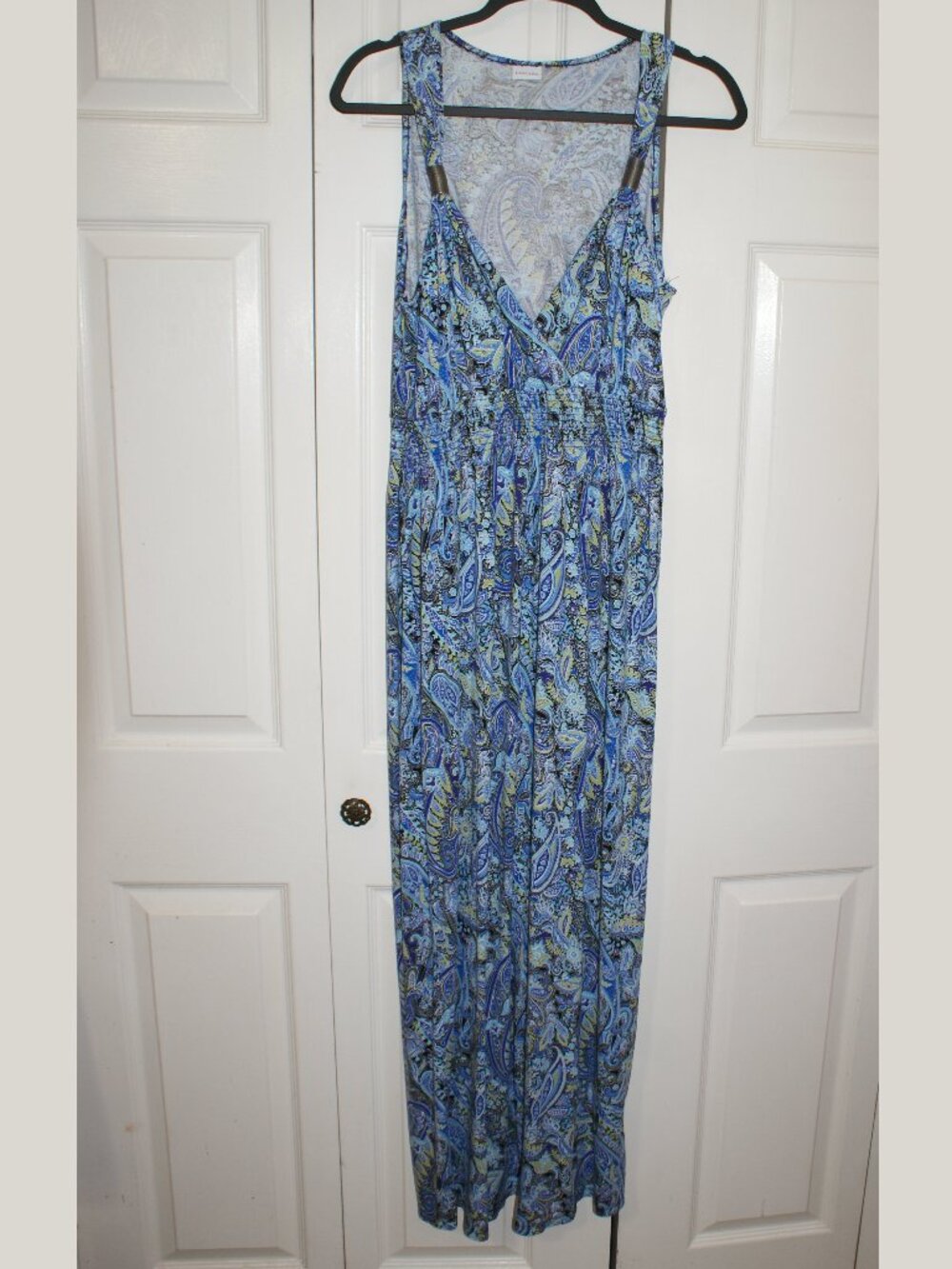 Lascana Blue Paisley Sleeveless Sundress - Size XL BRAND NEW